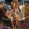 Vintage Bohemian Dress