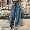 Vintage Ethnic Print Trousers