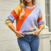 Casual Colour Block Sweater