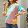 Casual Colour Block Sweater