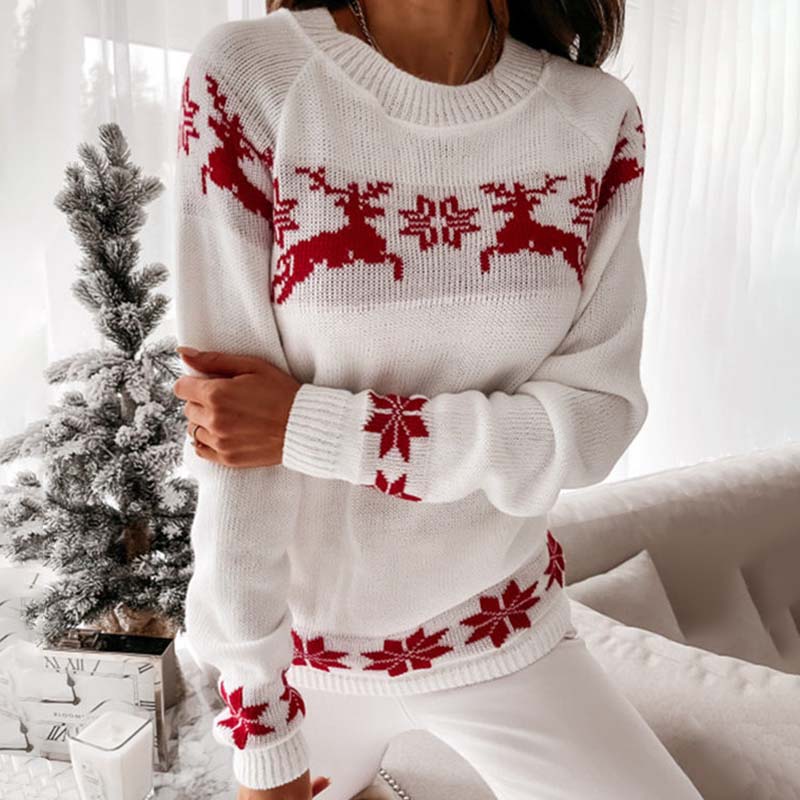 Casual Christmas Knit Sweater