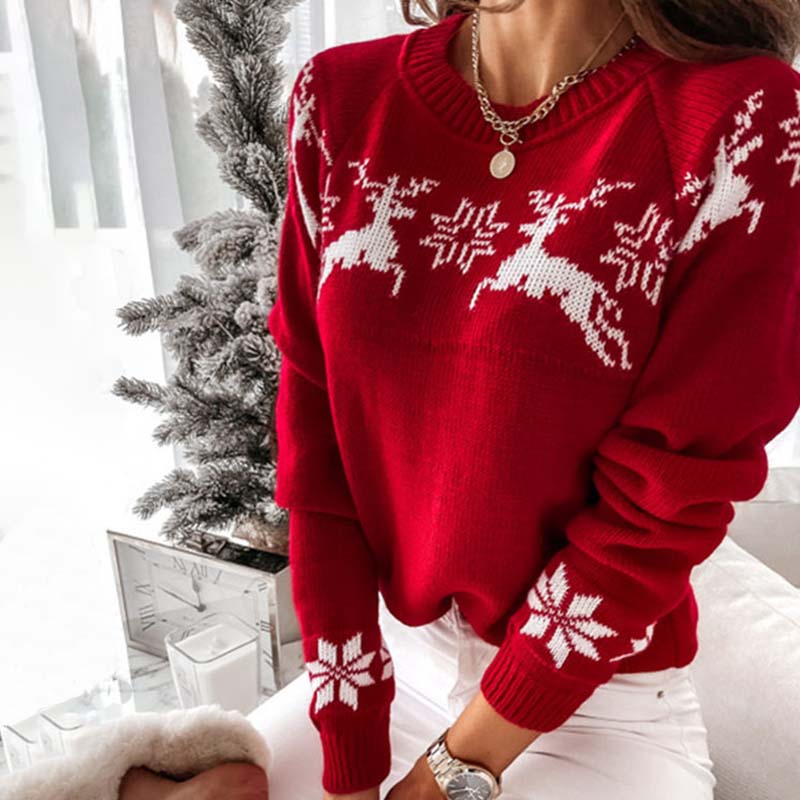 Casual Christmas Knit Sweater