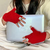 Solid Colour Warm Gloves