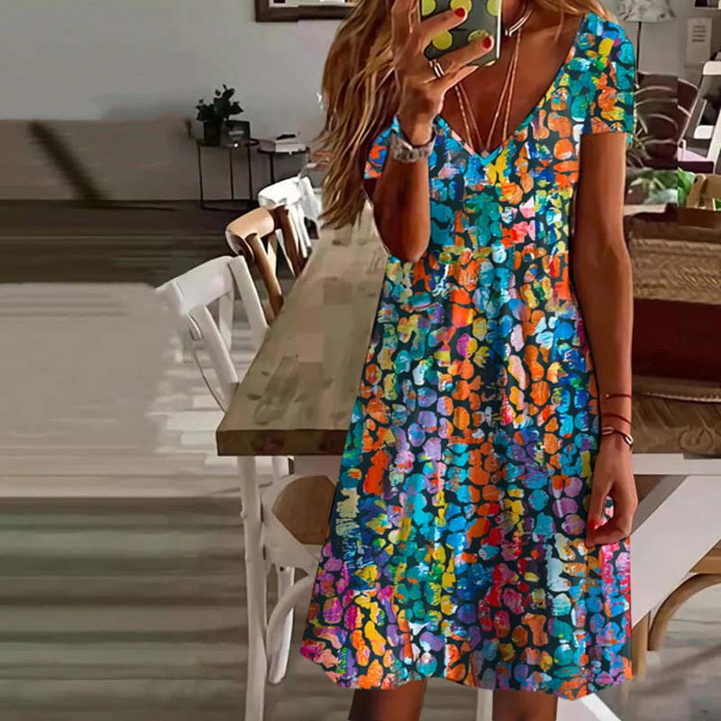 Vintage Colourful Dress