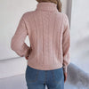 Casual Solid Colour Knit Sweater