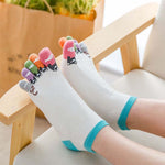 Cartoon 5 Finger Socks