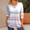 Casual Striped Blouse
