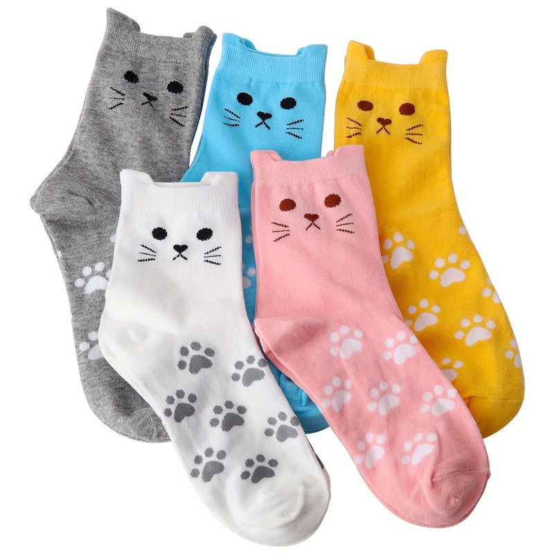 Cat Paw Print Socks