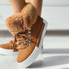 Warm Plush Platform Ankle Boots