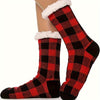 Vintage Plaid Warm Socks