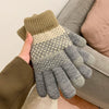 Warm Colour Block Gloves