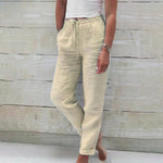 【Cotton And Linen】Casual Straight Trousers