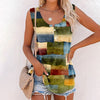 Vintage Color Block Tank Top