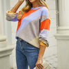 Casual Colour Block Sweater