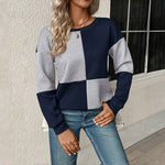 Vintage Colour Block Sweatshirt