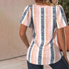 Casual Striped Blouse