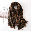 Casual Leopard Print Scarf