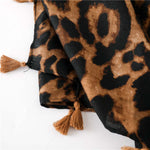 Casual Leopard Print Scarf