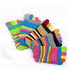 Colourful Five-Toe Socks