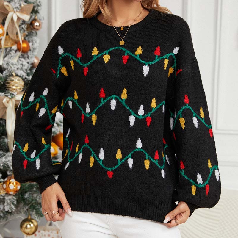 Casual Christmas Knit Sweater