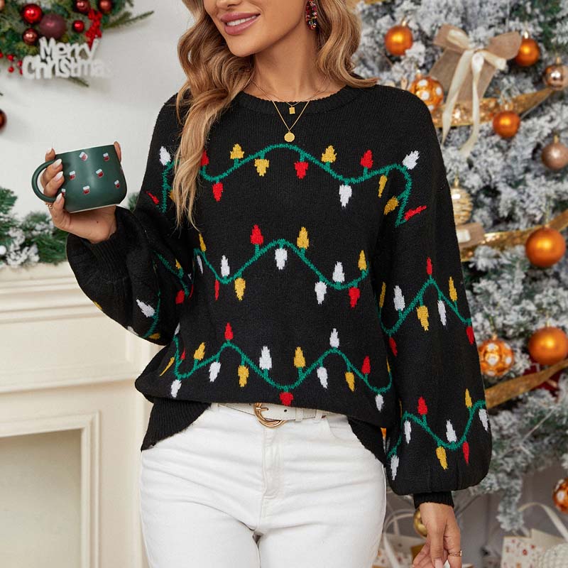 Casual Christmas Knit Sweater