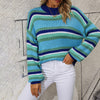 Casual Striped Knit Sweater