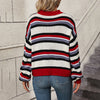 Casual Striped Knit Sweater