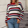 Casual Striped Knit Sweater