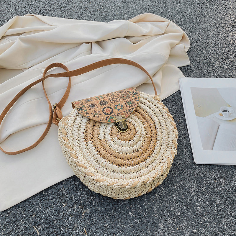 Ethnic Style Straw Bag