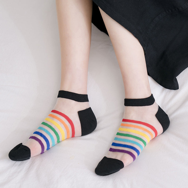 Breathable Striped Socks