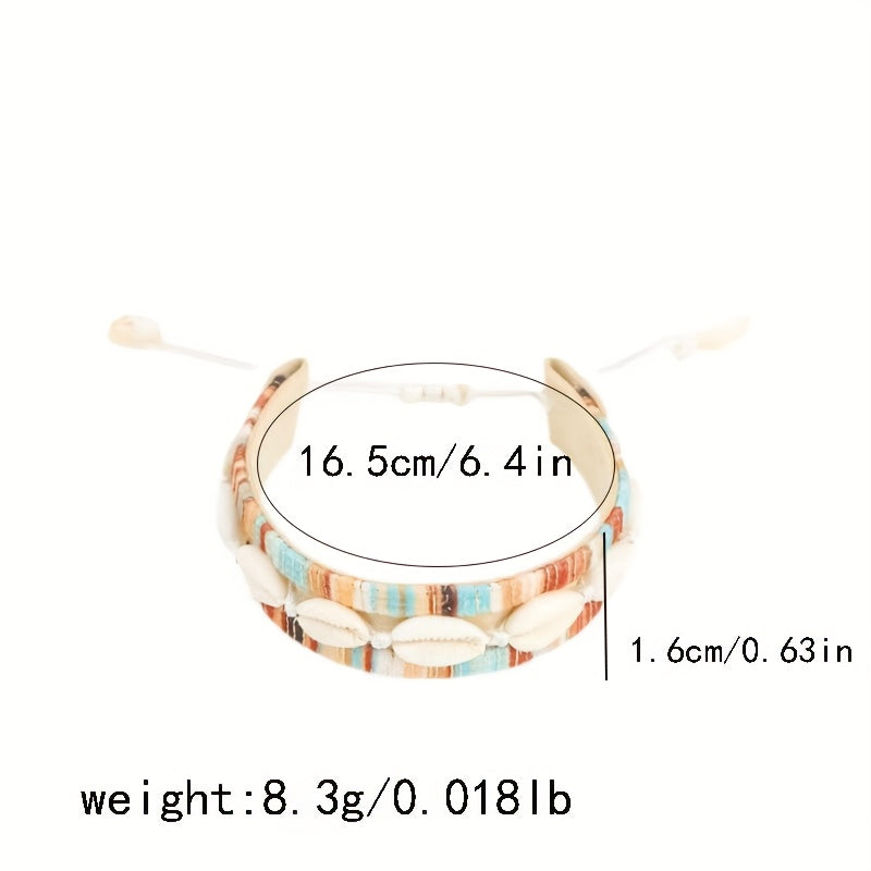 Hand Woven Shell Bracelet