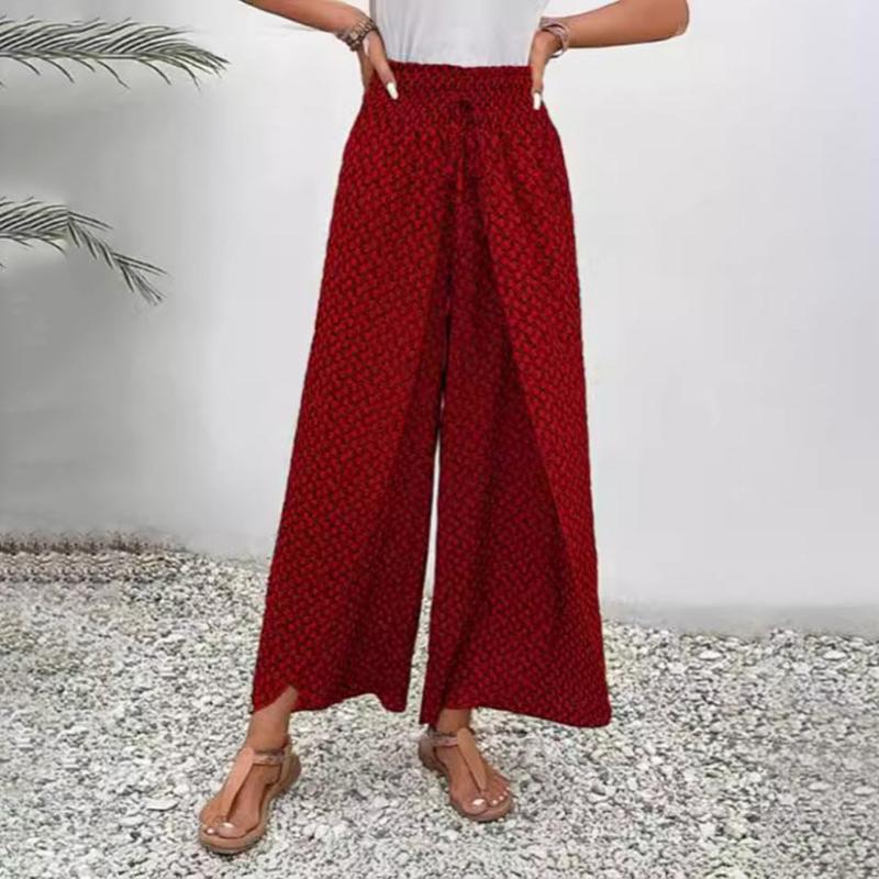 Casual Wide Leg Trousers