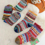 Pack Of 5 Pairs Of Ethnic Socks