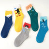 Cartoon Cat Print Socks