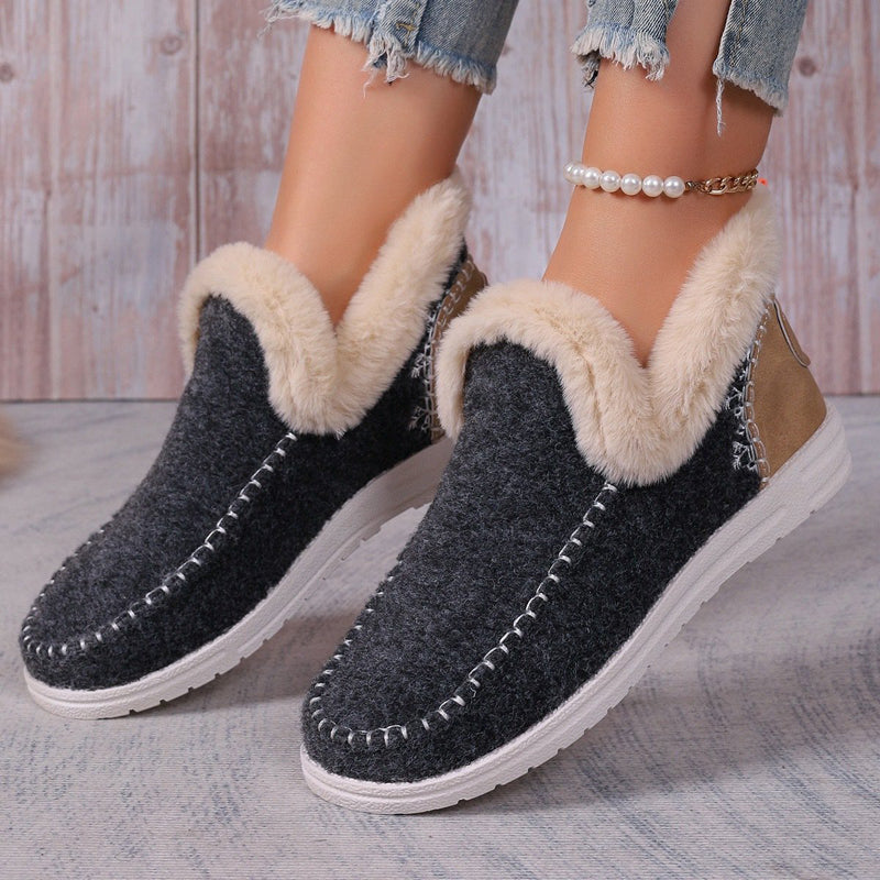 Warm Plush Snow Boots