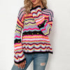 Colourful Striped Knit Sweater