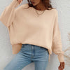 Casual Solid Colour Knit Sweater