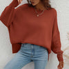 Casual Solid Colour Knit Sweater