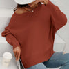 Casual Solid Colour Knit Sweater