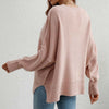 Casual Solid Colour Knit Sweater