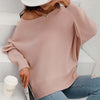 Casual Solid Colour Knit Sweater