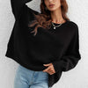 Casual Solid Colour Knit Sweater