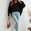 Casual Solid Colour Knit Sweater