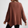 Casual Solid Colour Knit Sweater