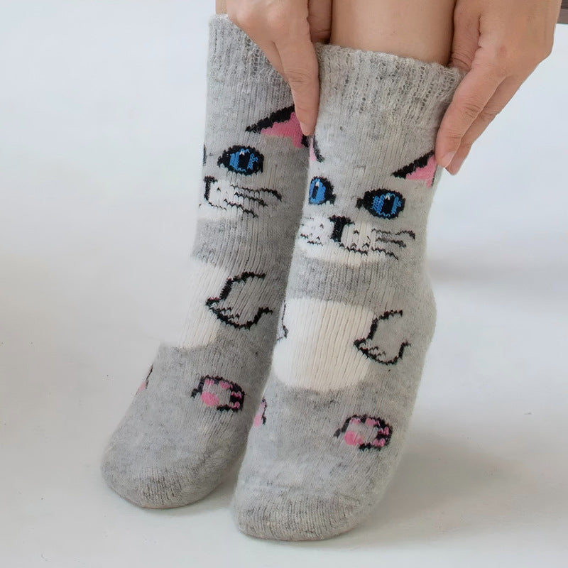 Cartoon Warm Socks