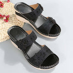 Vintage Wedge Slippers