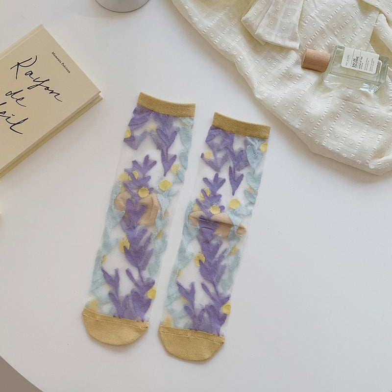 Breathable Jacquard Socks