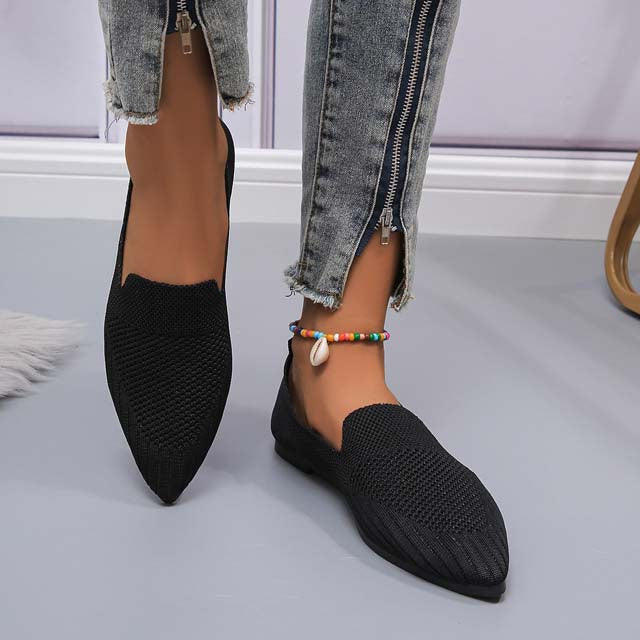 Pointed Toe Mesh Shoes