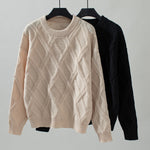 Solid Colour Casual Sweater