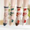Breathable Floral Socks